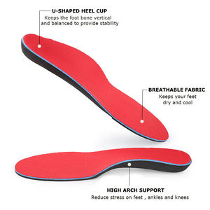 Semelles orthopédiques avec soutien de la voûte plantaire pour pieds plats - Product Image 4
