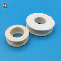 Poli fabriqué en Chine industrie textile usine vente directe Al2O3 poulie de rouleau de guidage en céramique d'alumine