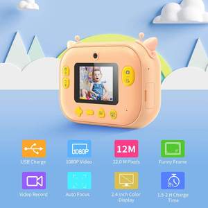 كاميرا تسجيل الفيديو للأطفال, كاميرا تسجيل الفيديو للأطفال البنات والأولاد كاميرا رقمية HD 1080P كاميرا ألعاب // - Product Image 2