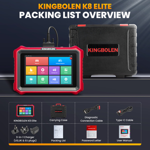 Kingbolen K8 para EE. UU. y la UE, Sistema Completo OBD2 de 12V, 1 Año de Garantía para Todos los Autos, CANFD DOIP con 34 Reinicios, Actualización Gratuita - Product Image 5