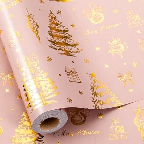 Pink Christmas TreeBellPresent
