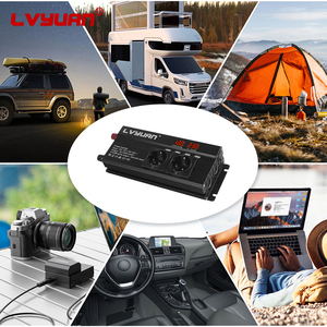<span class=keywords><strong>Lvyuan</strong></span> Smart Dc 12V 24V Ac 220 <span class=keywords><strong>1000W</strong></span> 2000W Onduleur à onde sinusoïdale modifiée avec plusieurs prises USB et prises - Product Image 6