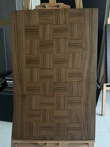 Venta directa de fábrica de gabinete de tablero multicapa de chapa de parquet de madera roja E0/CARB P2 grado para muebles y decoración avanzados - Product Image 4