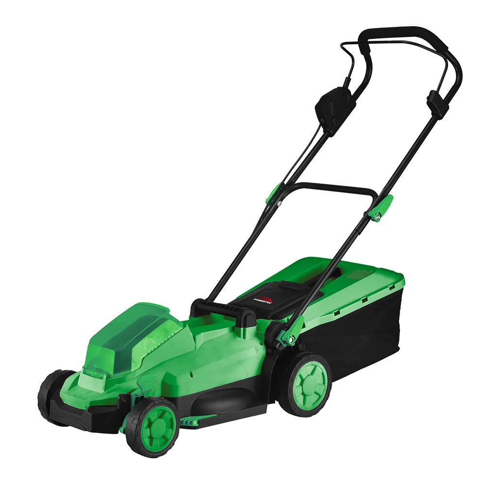 POWERTEC Factory Power Tools Automatic Hand Push Battery Garden Machine Lawn Cordless Mower 20V Cordless Lawn Mower
