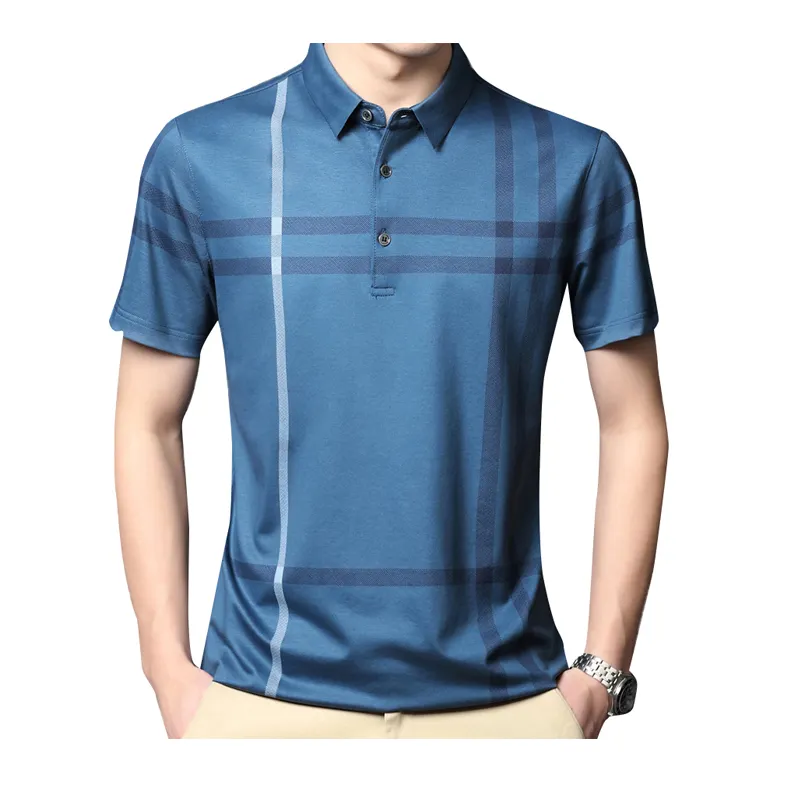 OEM fashion elegant smart casual poly short sleeve men polo t-shirts