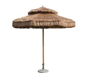 Manufacturer Wholesale Heavy Duty Straw Thatch <strong>Parasol</strong> Beach Umbrella Tiki Restaurant Outside <strong>Table</strong> Umbrella Windproof <strong>Parasol</strong> - Product Image 1