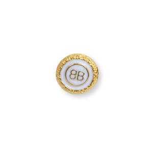 Dijes de Acero Inoxidable 316L Chapados en Oro de 18K con Material Sostenible Resistente, Forma Redonda para Hacer Pulseras - Product Image 3