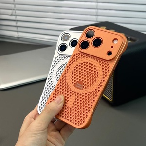 Coques de téléphone magnétiques personnalisées mates à dissipation thermique pour iPhone 17 12 13 14 15 16 Pro Max – Coque de protection rigide sans cadre - Product Image 5