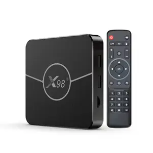 Gaxever Wholesale Prices Manufacture Smart Set-top Box Android 11 TV Box X98 Plus 2.4g 5g WiFi 4GB 64GB X98 Plus