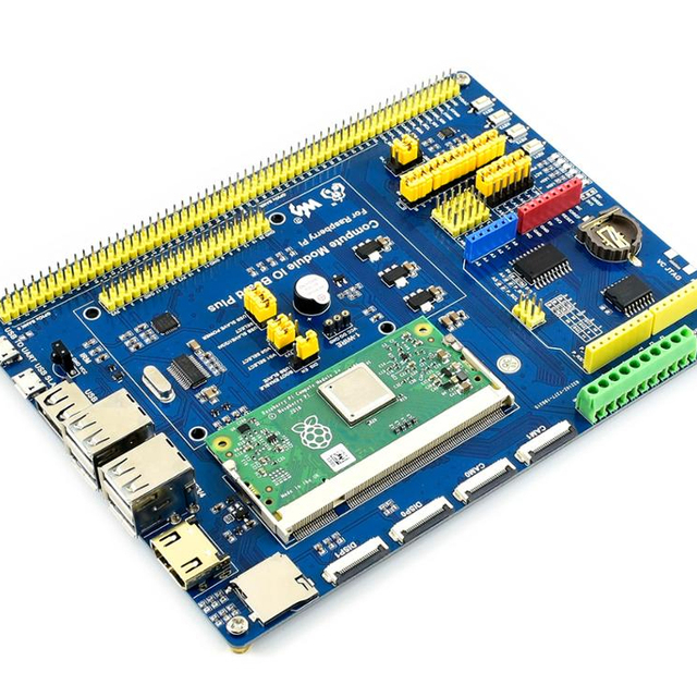 Waveshare Compute Module IO Board Plus Composite Breakout Board for Raspberry Pi CM3/CM3L/CM3+/CM3+L