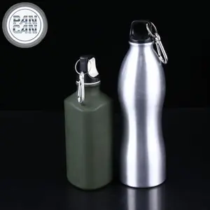 铝瓶500毫升水瓶定制铝运动直饮金属带盖运行