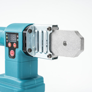 Máquina de fusión en caliente de 21V, soldador de tubería de batería de litio, ajuste de temperatura, pantalla Digital, una batería, una carga con accesorio - Product Image 4