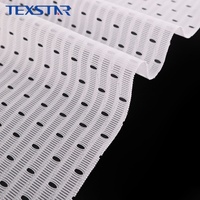 Tissu de drapeau en maille tricotée 100 % polyester Ripstop à trois fils, 115 g/m², pour impression par sublimation, perforé, pour bannière de lightbox - Vente en gros