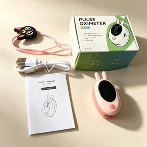 Oxymètre de pouls portable pour bébé et enfant, moniteur de fréquence cardiaque numérique OLED portable pour nourrisson, oxymètre de doigt - Product Image 5
