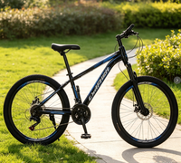 Vélo de montagne à vitesse variable, frein à disque double, vélo amortissant pour adolescents et adultes