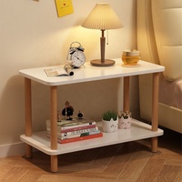 Canapé côté quelques simples ménage salon coin carré Double couche petite Table basse minimaliste chambre Table de chevet
