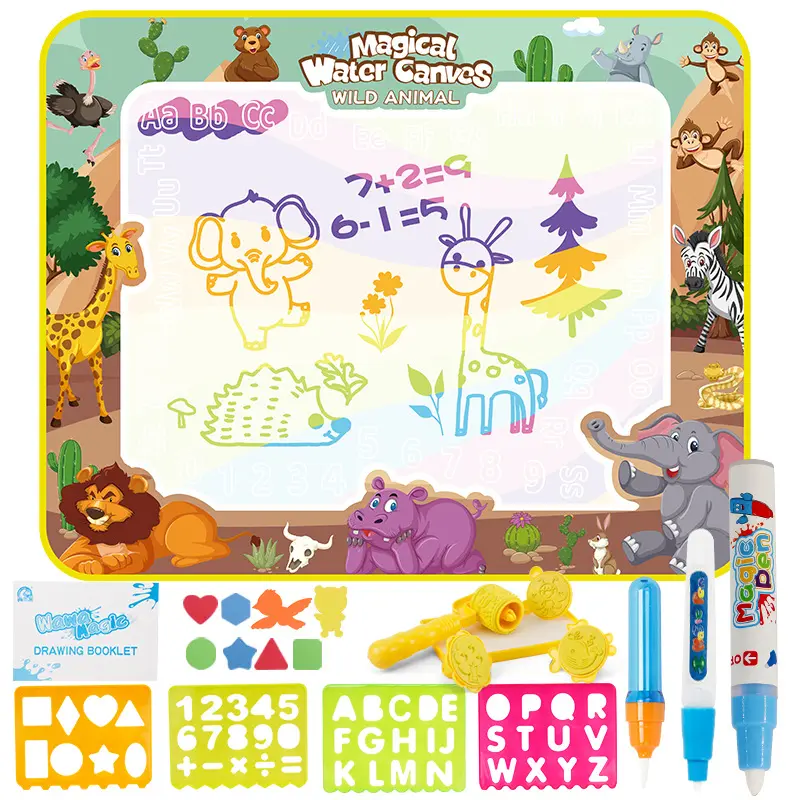 Magic Doodle Drawing Mat 40x30 Inches Large Color Water Writing Painting Board for Boy Girl