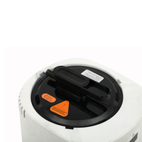 4.0L P1-P9 1-120mnt Tombol Tekan Jarak Jauh Plastik+Baja Tahan Karat 110V-220V 2.6kg Panci Uap Sauna
