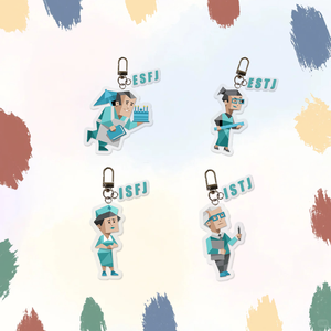 KPOP MBTI 16 personalità figura acrilico portachiavi <span class=keywords><strong>ENFP</strong></span> INFJ ESTP INTP in stile portachiavi ciondolo borsa accessori collezione fan - Product Image 3
