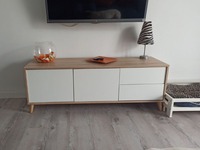 Ensemble de meubles de salon 3 pièces style nordique avec table basse, meuble TV et buffet pour maison, appartement, hôtel, villa - Direct Usine