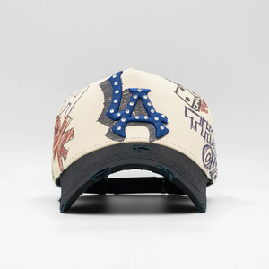 Cappellini da Baseball Originali Thirty One LA <span class=keywords><strong>After</strong></span> Dark G5 31 in Pelle Scamosciata di Alta Qualità con Visiera Curva e Ricamo - Product Image 3