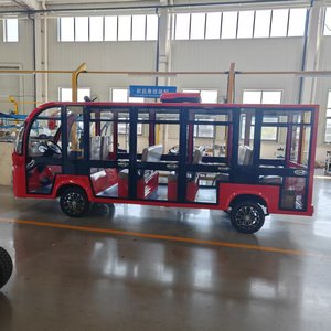 รถบัสท่องเที่ยวไฟฟ้า HKBG คุณภาพสูง พร้อมสีสันปรับแต่งได้ และความเร็ว 30 กม./ชม. - Product Image 5