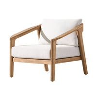 Ensemble de canapés modernes Offre Spéciale Mobilier d'extérieur en teck naturel Chaise longue en bois massif
