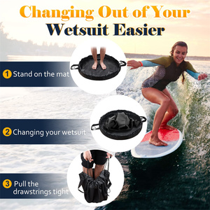 Portable <b>Large</b> Beach Dry Bag Waterproof Changing <b>Mats</b> Outdoor Wetsuit Change <b>Mat</b> with Shoulder and Handle Strap for Surfing - Product Image 2