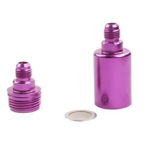Filtro de Combustible AN6 de Aluminio Morado con Filtro para Reemplazo Automotriz - Product Image 1