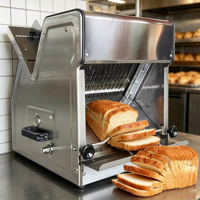 Équipement de boulangerie, machine à couper le pain commerciale, machine à trancher le pain, trancheuse à pain, trancheuse à pain haute efficacité