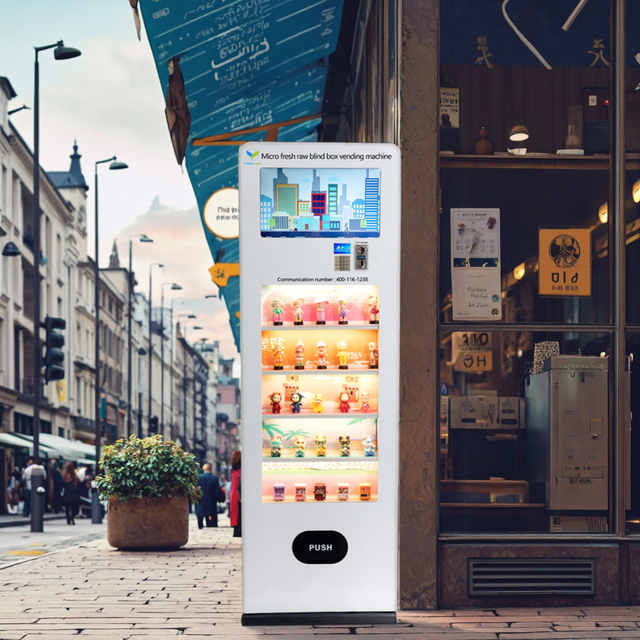 VFresh Best Price Customizable Automatic Intelligent Stainless Steel Vending Machine with SDK for Mall Blind Box 1 Year Warranty