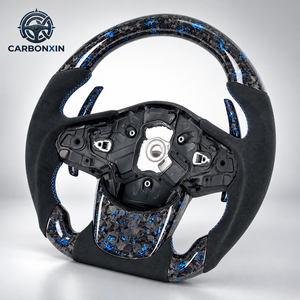 Volante Personalizado de Fibra de Carbono con Palancas de Cambio para Toyota Supra A90 A91 GR Mk5 G8X, Listo para Instalar, Sin Airbag - Product Image 4