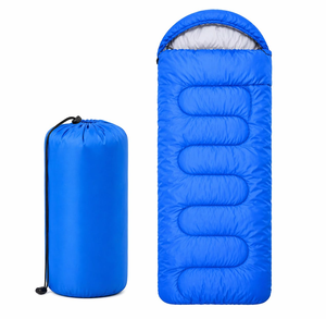Sacos de Dormir Térmicos para Exteriores, para Adultos, de Poliéster 170T, con Diseño de Capucha y Empalmes, Baratos de Fábrica, al por Mayor - Product Image 1