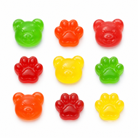 Op maat gemaakte private label gummy bear jelly snoep OEM ODM multi-smaak zachte bulk groothandel snoepfabriek