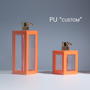 350ml 500ml Vide Rectangle En Plastique Lotion Bouteille Pompe Logo Impression Distributeur De Savon Pour Les Mains pour <span class=keywords><strong>Gel</strong></span> Douche Cosmétique Shampooing - Product Image 5