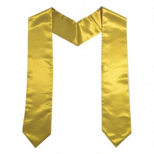 Écharpe de graduation personnalisée en satin à porter autour du cou, vente en gros d'usine, produit phare - Product Image 1