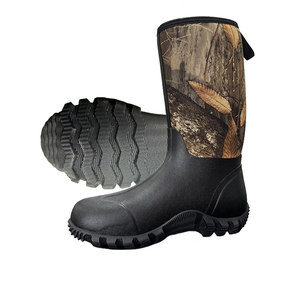 Bottes de chasse en caoutchouc pour homme, antidérapantes, imperméables, en néoprène - Product Image 2