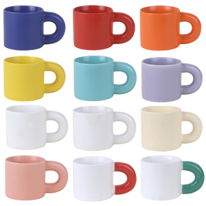 Mug à café en céramique à gros ventre <span class=keywords><strong>de</strong></span> 400 ml, impression personnalisée <span class=keywords><strong>de</strong></span> votre propre design, tasse à thé en porcelaine mate pour cadeau promotionnel <span class=keywords><strong>de</strong></span> marque - Product Image 4
