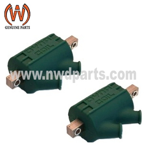 2 Bobine di Accensione per Moto Compatibili con <span class=keywords><strong>Harley</strong></span> 12v/3.0-Ohm, Doppia Uscita DC1-1 per Honda CB 500 550 <span class=keywords><strong>750</strong></span> Gl1000 - Product Image 1