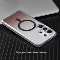 Funda Protectora Magnética a Prueba de Golpes y Antiamarilleo para Samsung Galaxy S26 Ultra
