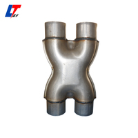 Échappement double universel personnalisé de 2 pouces 2.25 pouces 3 pouces Crossover X Pipe