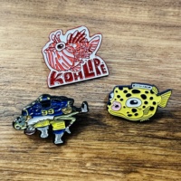 Pas de minimum d'épinglette insigne en métal fabrication plaqué or Anime dessin animé doux dur émail broche personnalisé émail broche