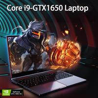 Tout nouveau ordinateur portable Gamer Core i9 10885H GTX 1650 4GB carte graphique discrète ordinateur portable ordinateurs portables de jeu clavier rétro-éclairé rvb