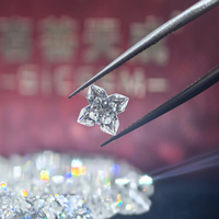 Moissanite SICGEM Lily Cut, couleur D, clarté VVS1, pierre non montée pour la fabrication de bijoux