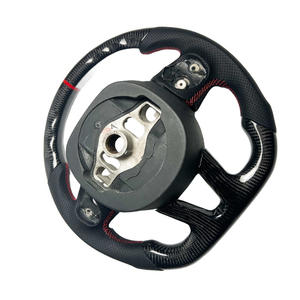 Volant sport en cuir brodé en fibre de carbone, directement de l'usine, pour <span class=keywords><strong>Dodge</strong></span> Charger Challenger <span class=keywords><strong>SRT</strong></span> 2019 <span class=keywords><strong>2020</strong></span> 2021 2022 2023 - Product Image 6