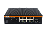 Commutateur Ethernet intelligent TiNCAM géré, 10 ports Gigabit (2*SFP+ 8*RJ45), alimentation 120W, pour caméra IP