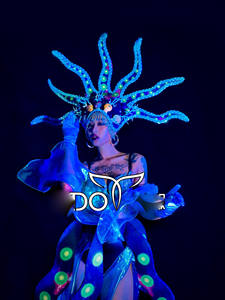 Disfraces <span class=keywords><strong>de</strong></span> Halloween para <span class=keywords><strong>mujer</strong></span>, bares <span class=keywords><strong>de</strong></span> carnaval, cantante, club nocturno, crucero, parque <span class=keywords><strong>de</strong></span> temática marina, <span class=keywords><strong>pulpo</strong></span>, GOGO, espectáculo <span class=keywords><strong>de</strong></span> escenario, DS - Product Image 2