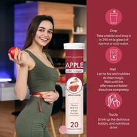Comprimés effervescents au vinaigre de cidre de pomme Amaz Private Label pour la gestion du poids, la détoxification, la perte de poids et la santé intestinale