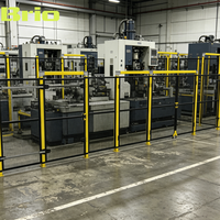 Protection de machine à double charnière avec conception CAO gratuite pour réduire les risques d'accident pour équipements rotatifs, durable et anti-collision