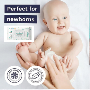 <span class=keywords><strong>Toallitas</strong></span> Húmedas para Bebé Biodegradables, Orgánicas, Antibacterianas, Desechables y Ecológicas de la Fábrica Elintree, Venta al Por Mayor - Product Image 5